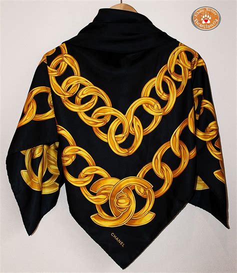 chanel polyester scarf|chanel ready to wear scarf.